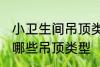 小卫生间吊顶类型有哪些 小卫生间有哪些吊顶类型