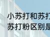 小苏打和苏打粉有什么区别 小苏打和苏打粉区别是什么