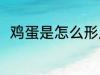 鸡蛋是怎么形成的 鸡蛋形成的方法
