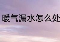 暖气漏水怎么处理 暖气漏水如何处理