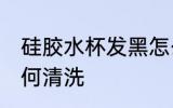 硅胶水杯发黑怎么清洗 硅胶水杯发如何清洗