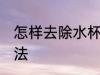 怎样去除水杯的污垢 水杯污垢去除方法