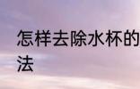 怎样去除水杯的污垢 水杯污垢去除方法