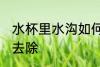 水杯里水沟如何去除 水杯里水狗怎么去除