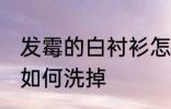 发霉的白衬衫怎么洗掉 发霉的白衬衫如何洗掉