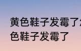 黄色鞋子发霉了怎么洗掉 如何解决黄色鞋子发霉了