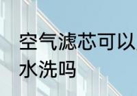空气滤芯可以用水洗吗 空气滤芯能用水洗吗