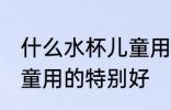 什么水杯儿童用的特别好 哪种水杯儿童用的特别好