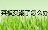 菜板受潮了怎么办 菜板受潮了如何办