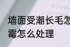 墙面受潮长毛怎么办 潮湿天气墙面发霉怎么处理
