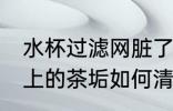 水杯过滤网脏了怎么清洗 杯子过滤网上的茶垢如何清理