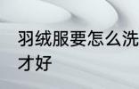 羽绒服要怎么洗才好 羽绒服要如何洗才好
