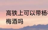 高铁上可以带杨梅酒吗 高铁上能带杨梅酒吗