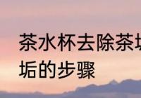 茶水杯去除茶垢的方法 茶水杯去除茶垢的步骤